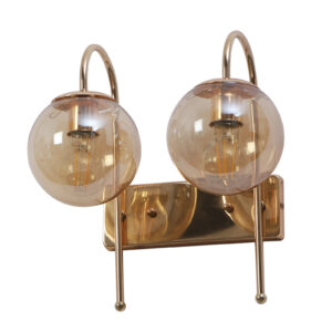 Golden Finish Wall Light